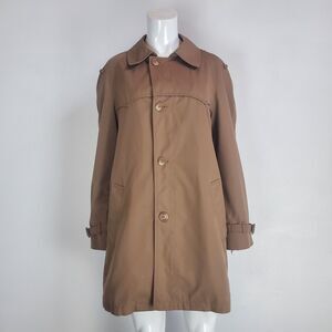 Men's Vintage 70's London Fog Brown Short Coat